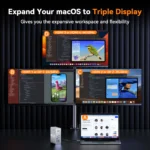 TobenONE Quad Monitor USB C Docking Station 4