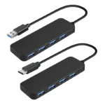 4 Ports USB 2.0/3.0 Type C 3.0 HUB High Speed Multi Splitter USB Adapter Expander Cable For Desktop PC Laptop 1