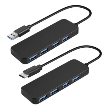 4 Ports USB 2.0/3.0 Type C 3.0 HUB High Speed Multi Splitter USB Adapter Expander Cable For Desktop PC Laptop 1