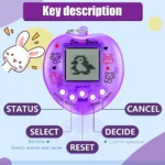 Kids Electronic Pets Game Tamagotchi Handheld Game Console Toy in Russian Original German Spanish Polish Virtual Digital Pet Toy 5