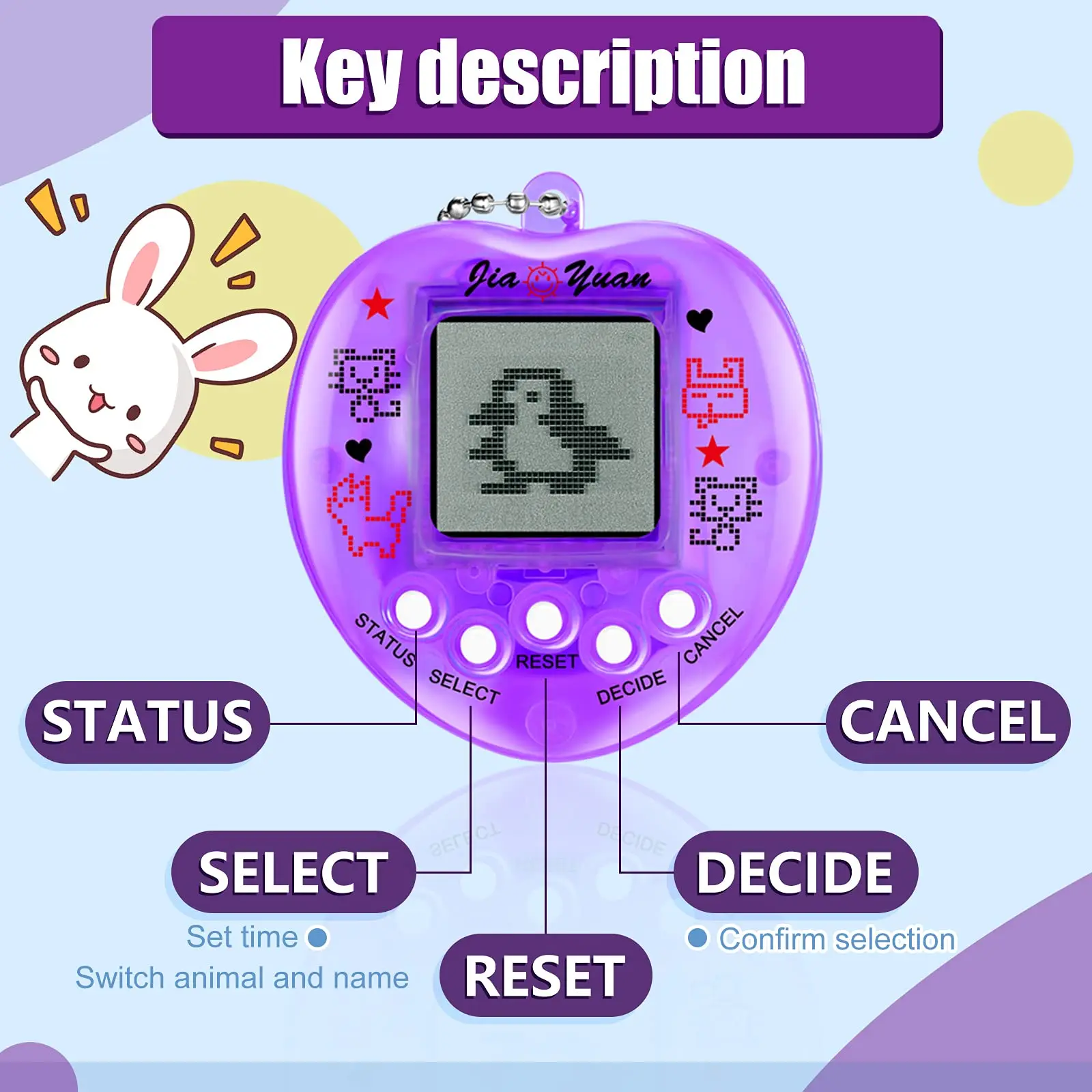 Kids Electronic Pets Game Tamagotchi Handheld Game Console Toy in Russian Original German Spanish Polish Virtual Digital Pet Toy 5 Kids Electronic Pets Game Tamagotchi Handheld Game Console Toy in Russian Original German Spanish Polish Virtual Digital Pet Toy 5