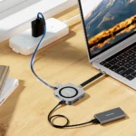 8-in-1 USB C Hub with SSD Slot and 4K HDMI 3