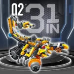 3-in-1 STEM Robot Toy Building Blocks Kit 3