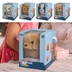 Realistic Plush Simulation Smart Dog Children Toy Can Walking And Call Electric Plush Robot Pet Dog Toddler Christmas Gift 0-3 1