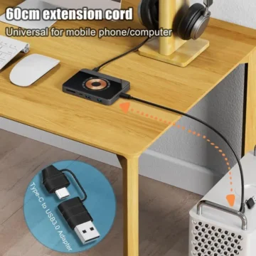 USB C Hub 8-in-1 w/ Wireless Charger Dock 1