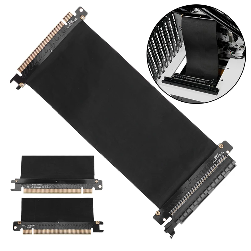 PCI Express 16X Flexible Riser Cable Adapter 1 PCI Express 16X Flexible Riser Cable Adapter 1
