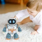 Robot Toys For Kids Music Toys For Kids Smart Robot For Desk Robot Birthday Gift Flash Display Dancing Music 360-Degree Body 4