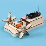DIY STEM Electric Wooden Boat Kit for Kids 4