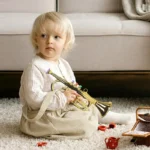 Kids Brass Trumpet Toy for Music Learning 2