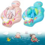 Baby Inflatable Swimming Ring with Sunshade 4