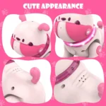 DogToys Remote Control Robots-Puppy Dog RC Toy with LED Voice Rologging & Changing Pet Touch Reaction Dancing Walking for Kids 4