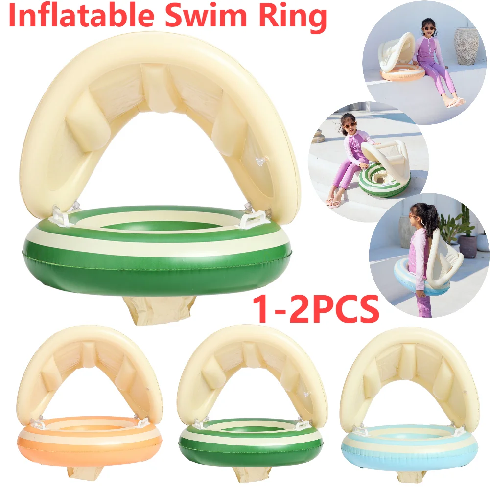Baby Swim Float with Sunshade for Toddlers 2 Baby Swim Float with Sunshade for Toddlers 2