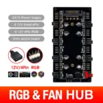 ARGB RGB Fan and LED Light Strip Splitter Hub 6