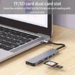 6-in-1 USB-C Laptop Dock with 4K and PD Charging 3