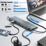 12-in-1 USB-C Docking Station Dual 4K HDMI VGA 2
