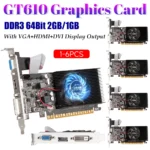GT610 2GB DDR3 PCI-E Gaming Graphics Card 1