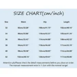 Vintage Flanged Stretch Street Pants for Men 5