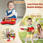 2 in 1 Electric Toy Guitar and Piano for Kids 3