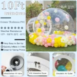 8.2 ft Inflatable Bubble Tent Dome for Kids 5