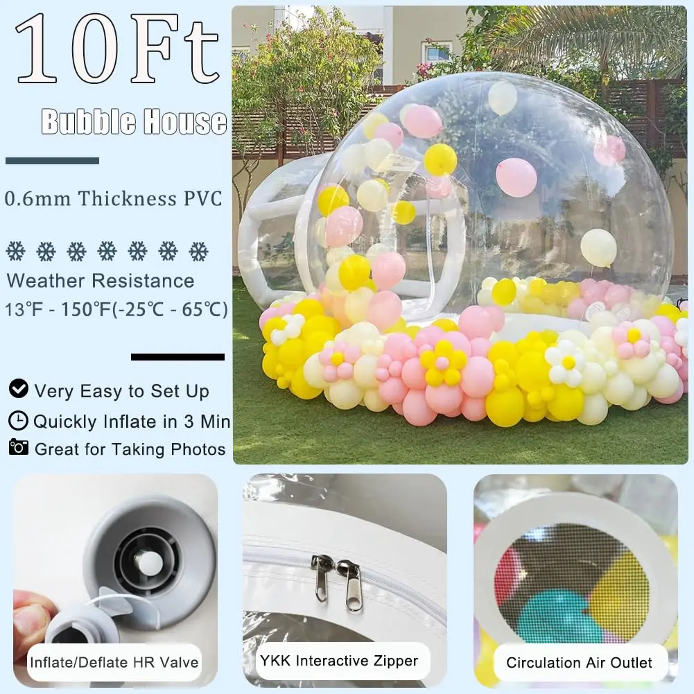 82 ft Inflatable Bubble Tent Dome for Kids 5 8.2 ft Inflatable Bubble Tent Dome for Kids 5
