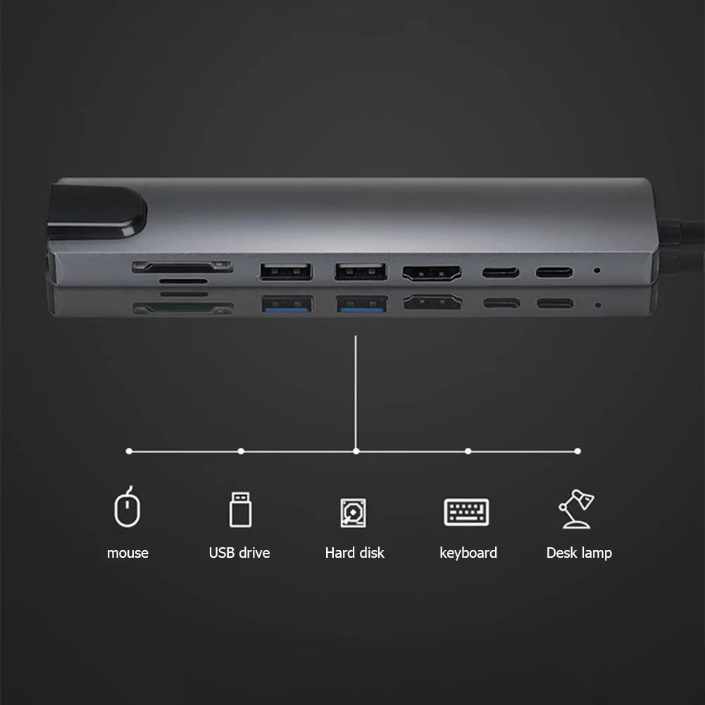 8-in-1 HDMI Card Reader Docking Station 5 8-in-1 HDMI Card Reader Docking Station 5