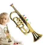 Kids Brass Trumpet Toy for Music Learning 1