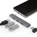 4-in-1 USB-C Hub Docking Station Adapter 1