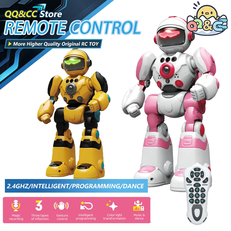 RC Robot Intelligent Voice Robot Gesture Remote Control Programming Music Dancing Machine Children Electric Educational Toy Gift 1 RC Robot Intelligent Voice Robot Gesture Remote Control Programming Music Dancing Machine Children Electric Educational Toy Gift 1