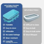 Large Folding Outdoor Pool for Kids and Adults 3