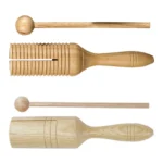 Wooden Crow Sounder Percussion Toy 2