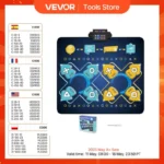 VEVOR Kids 8-Button Dance Mat Game Pad 1