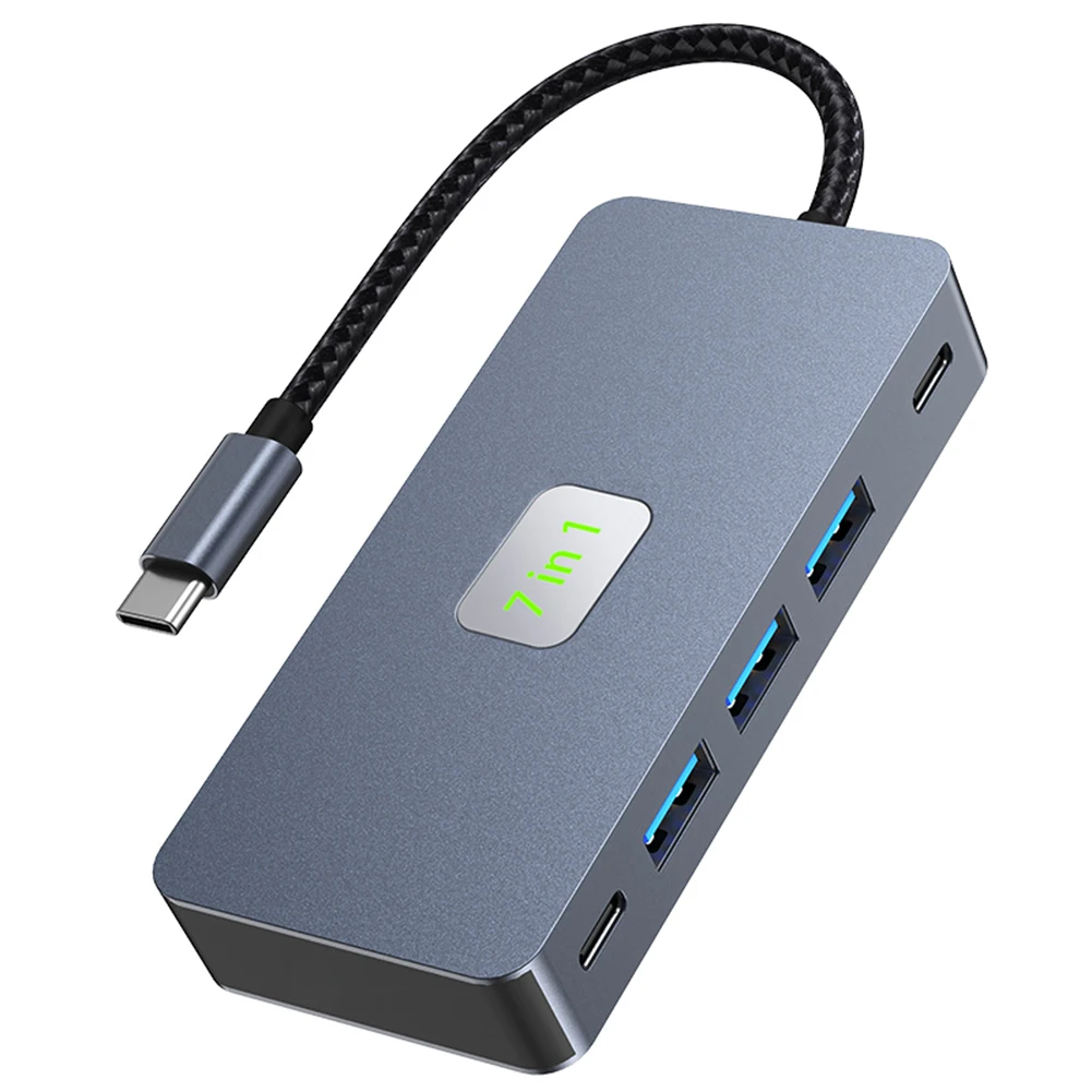 7-in-1 USB-C Dock with Dual 4K HDMI Ports 8