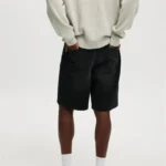 Mens Vintage Relaxed Fit Denim Shorts 3