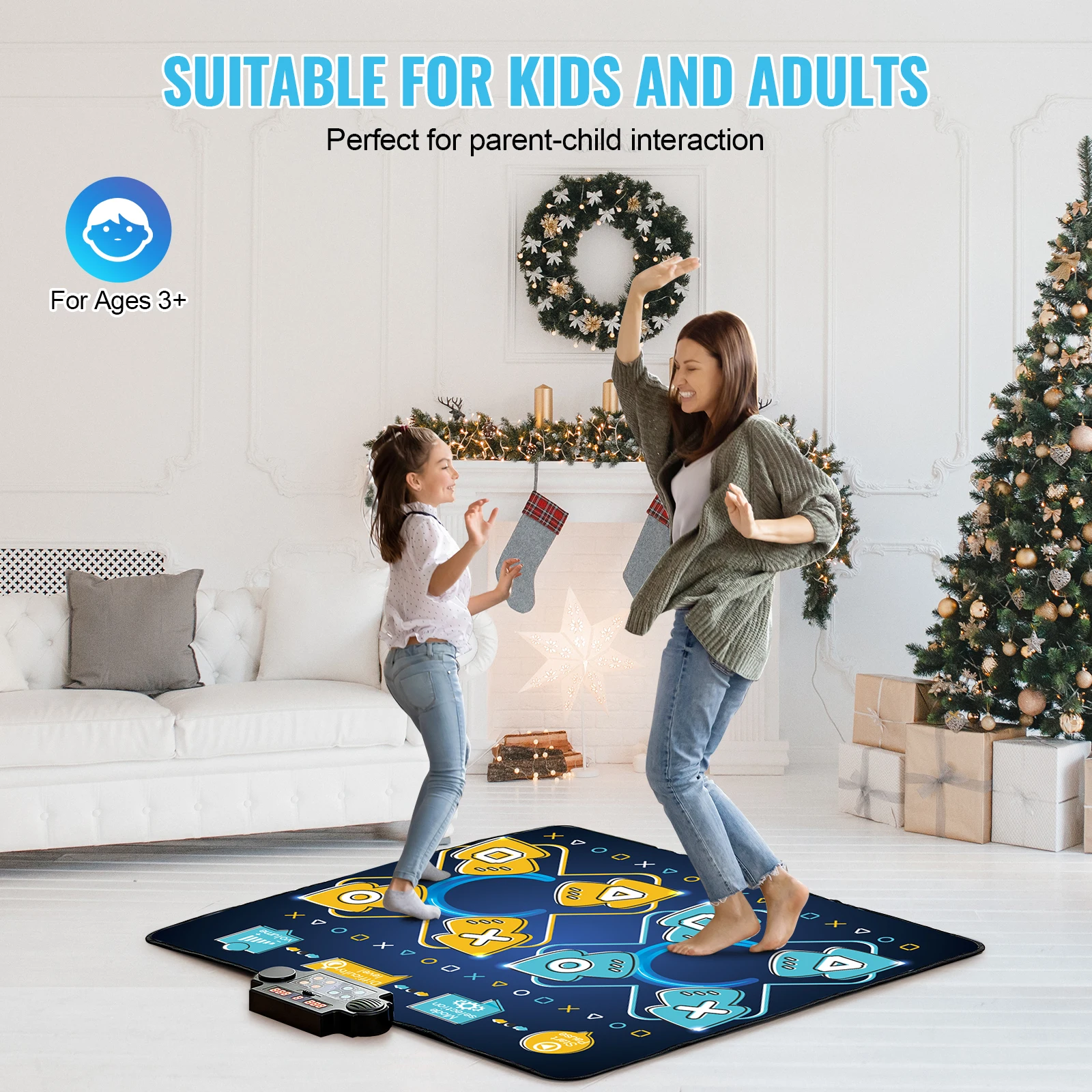 VEVOR Kids 8-Button Dance Mat Game Pad 6 VEVOR Kids 8-Button Dance Mat Game Pad 6