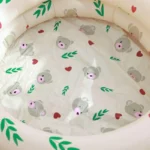 Inflatable Baby Pool with Cute Animal Print 5