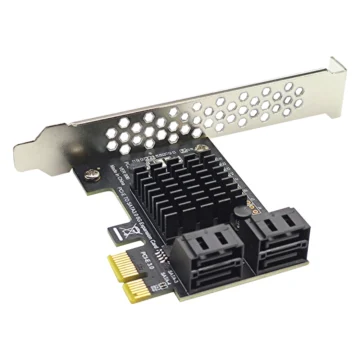 4-Port SATA III PCIe 6 Gbps Expansion Card 1