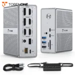 TobenONE Quad Monitor USB C Docking Station 1