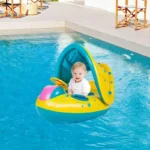 Baby Swim Float with Canopy and Steering Wheel 6
