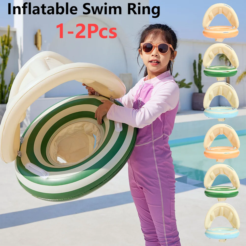Baby Swim Float with Sunshade for Toddlers 1 Baby Swim Float with Sunshade for Toddlers 1