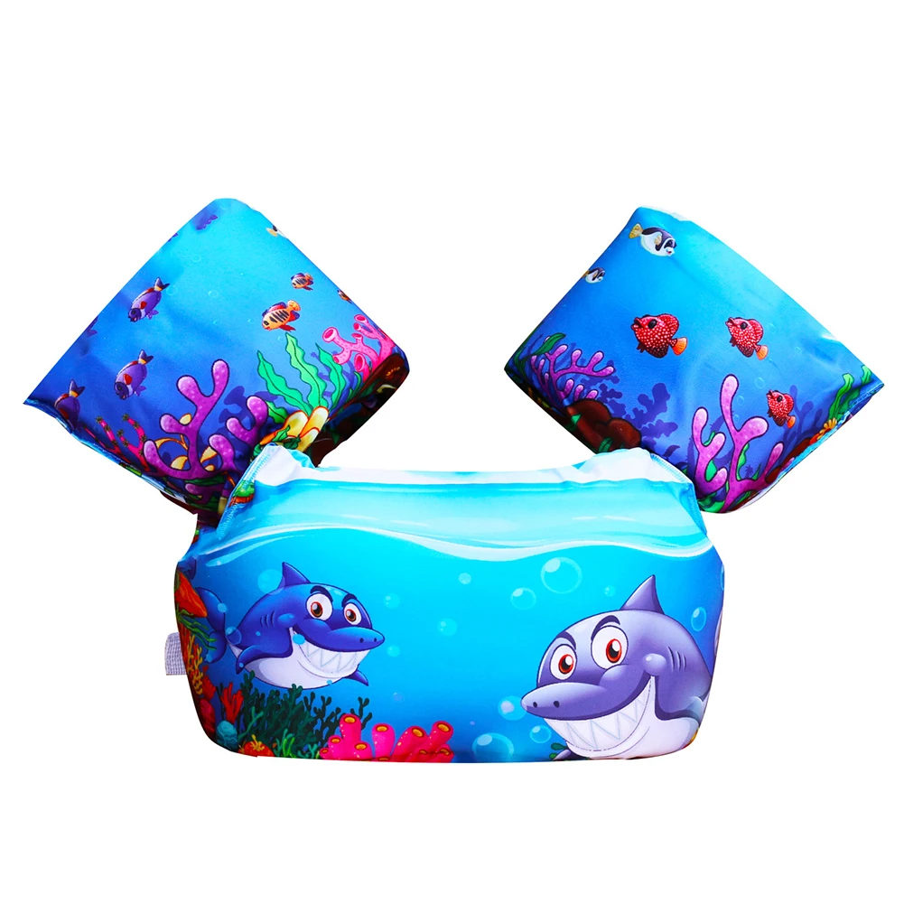 Baby Cartoon Float Arm Life Jacket Swimsuit