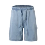 Mens Baggy Denim Shorts Casual Streetwear 3