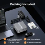 TobenONE Quad Monitor USB C Docking Station 6