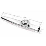 Silver Metal Kazoo Woodwind Flute for Beginners 6