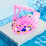 Dinosaur Baby Pool Float with Sunshade 4