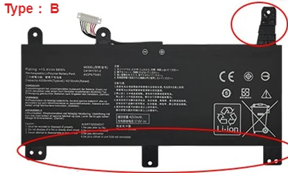 Laptop Battery for ASUS ROG Strix GL504 GL704 12