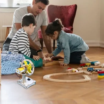 Wood Motor Fan Science Kit for Kids Projects 1