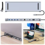 11-in-1 USB-C Dock for Triple Display Setup 3