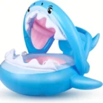 Infant Baby Pool Float with Canopy and Seat 6
