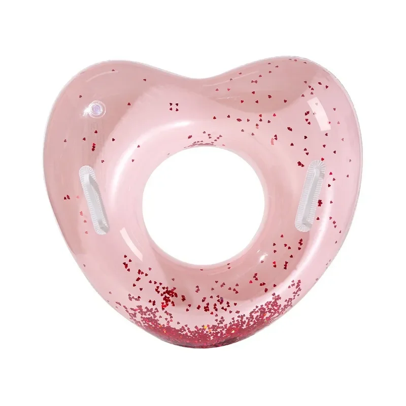 Pink Heart Inflatable Pool Seat for Girls