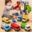 5 in 1 Robot Construction Vehicle Toy Set